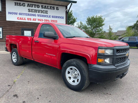 2015 Chevrolet Silverado 1500 for sale at H & G AUTO SALES LLC in Princeton MN