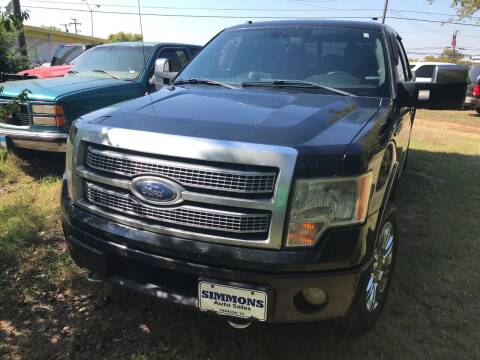 2012 Ford F-150 for sale at Simmons Auto Sales in Denison TX