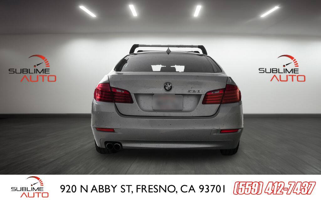 2015 BMW 5 Series for sale at SUBLIME AUTO in Fresno, CA