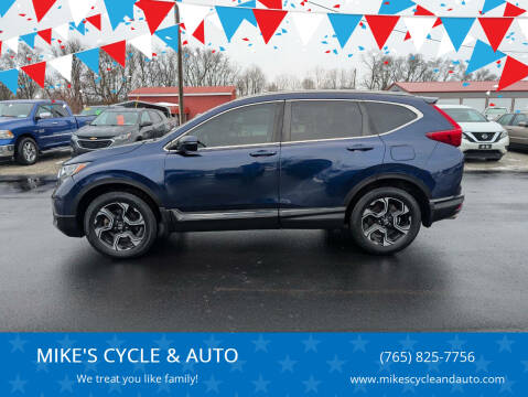 2017 Honda CR-V for sale at MIKE'S CYCLE & AUTO in Connersville IN