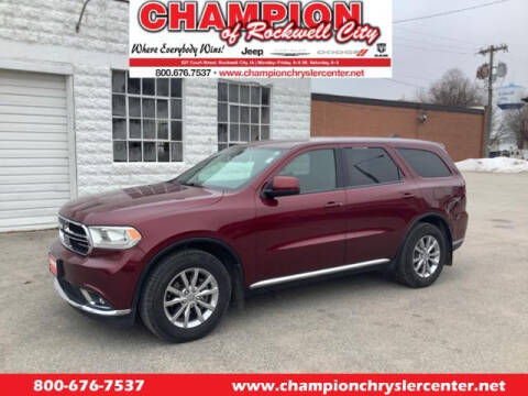 2018 Dodge Durango for sale at CHAMPION CHRYSLER CENTER in Rockwell City IA