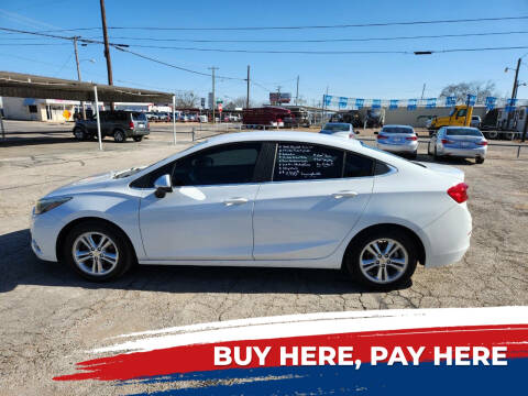 2016 Chevrolet Cruze for sale at Meadows Motor Company in Cleburne TX