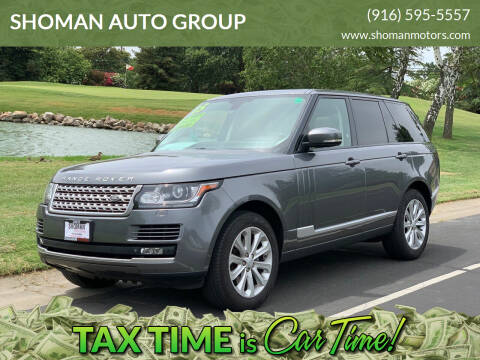 2015 Land Rover Range Rover for sale at SHOMAN AUTO GROUP in Davis CA