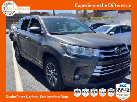 2019 Toyota Highlander for sale at Dallas Auto Finance in Dallas TX