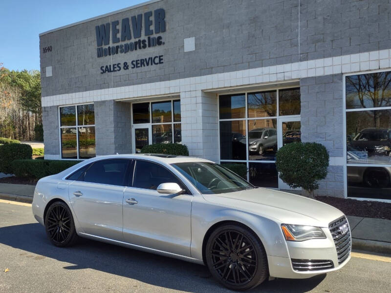 2012 Audi A8 L for sale at Weaver Motorsports Inc in Cary NC