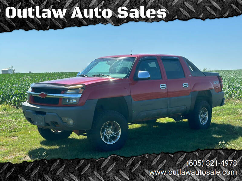 2002 Chevrolet Avalanche for sale at Outlaw Auto Sales in Viborg SD