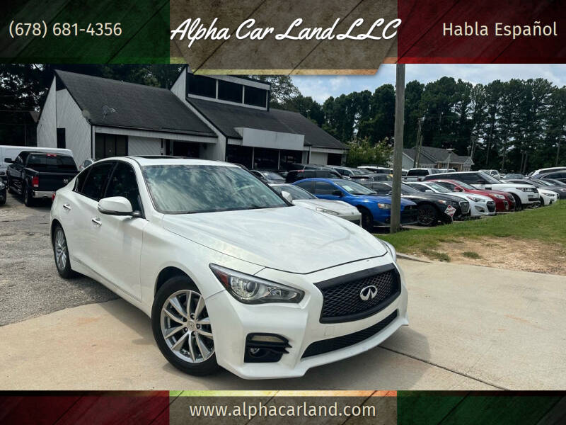 2015 Infiniti Q50 for sale at Alpha Car Land LLC in Snellville GA