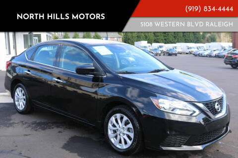 2018 Nissan Sentra for sale at NORTH HILLS MOTORS in Raleigh NC