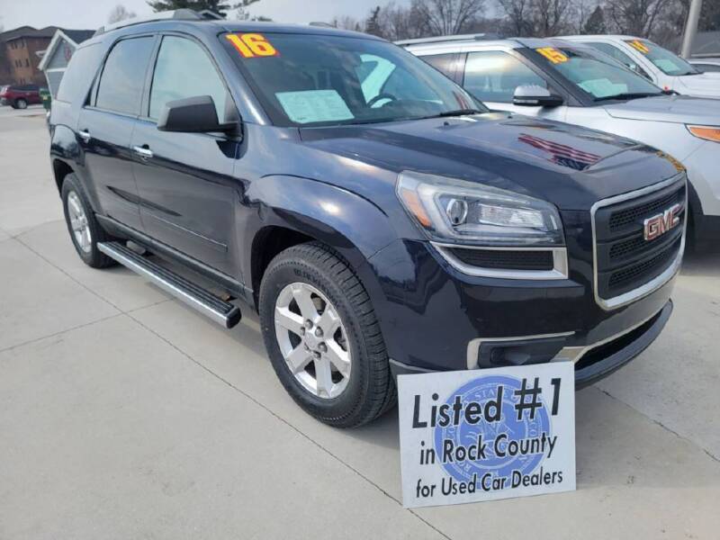 2016 GMC Acadia for sale at Bowar & Son Auto LLC in Janesville WI