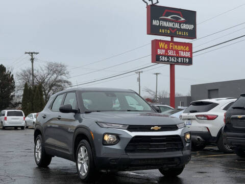 2021 Chevrolet TrailBlazer for sale at MD Financial Group LLC in Warren MI