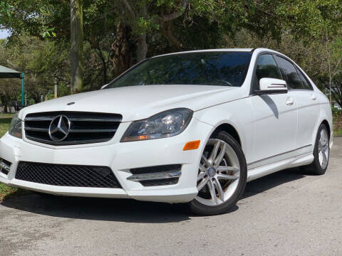 2014 Mercedes-Benz C-Class for sale at HIGH PERFORMANCE MOTORS in Hollywood FL