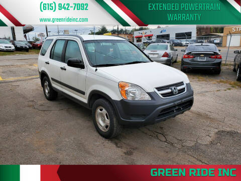 2003 Honda CR-V for sale at Green Ride Inc in Nashville TN