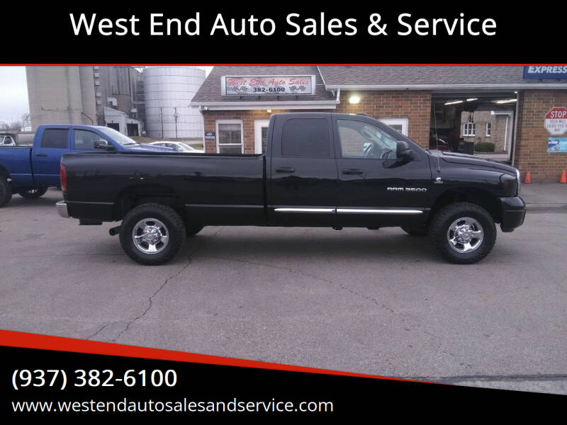 2006 Dodge Ram 3500 for sale at West End Auto Sales & Service in Wilmington OH