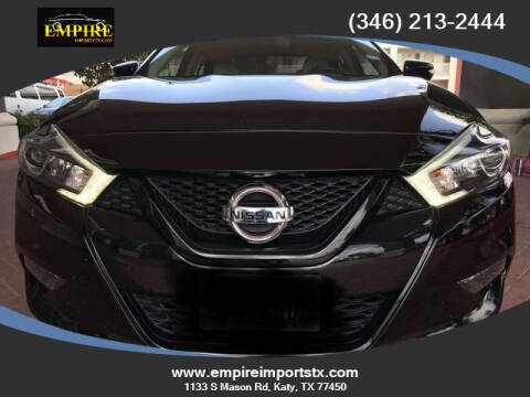 2018 Nissan Maxima for sale at EMPIREIMPORTSTX.COM in Rosenberg TX