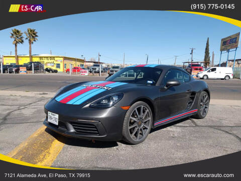 2019 Porsche 718 Cayman for sale at Escar Auto in El Paso TX