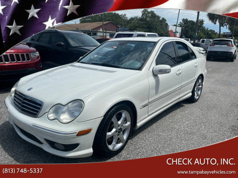 2007 Mercedes-Benz C-Class for sale at CHECK AUTO, INC. in Tampa FL