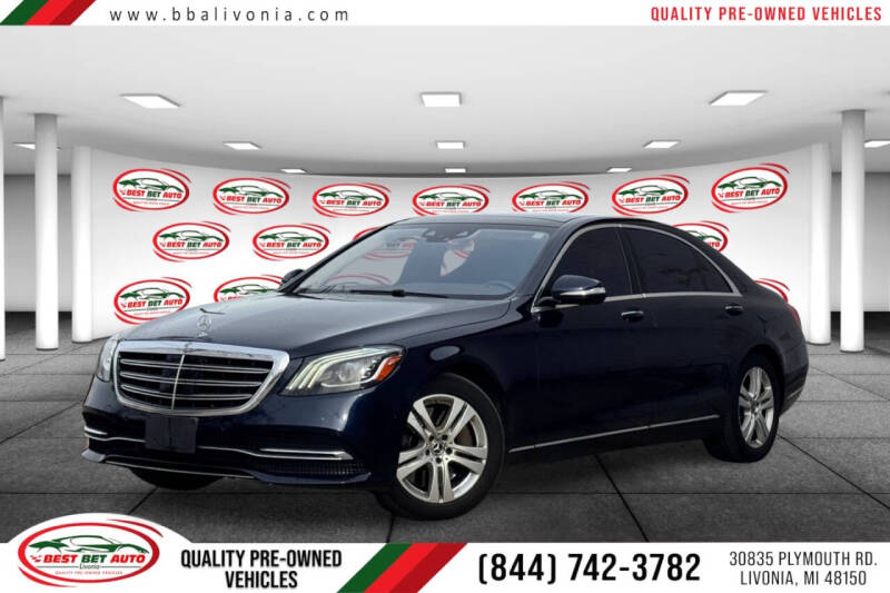 2018 Mercedes-Benz S-Class for sale at Best Bet Auto in Livonia MI