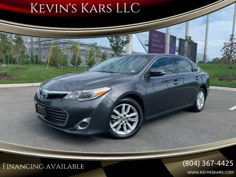 2013 Toyota Avalon for sale at Kevin's Kars LLC in Richmond VA