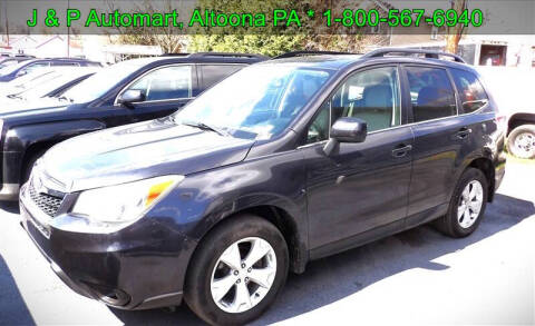 2015 Subaru Forester for sale at J & P Auto Mart in Altoona PA
