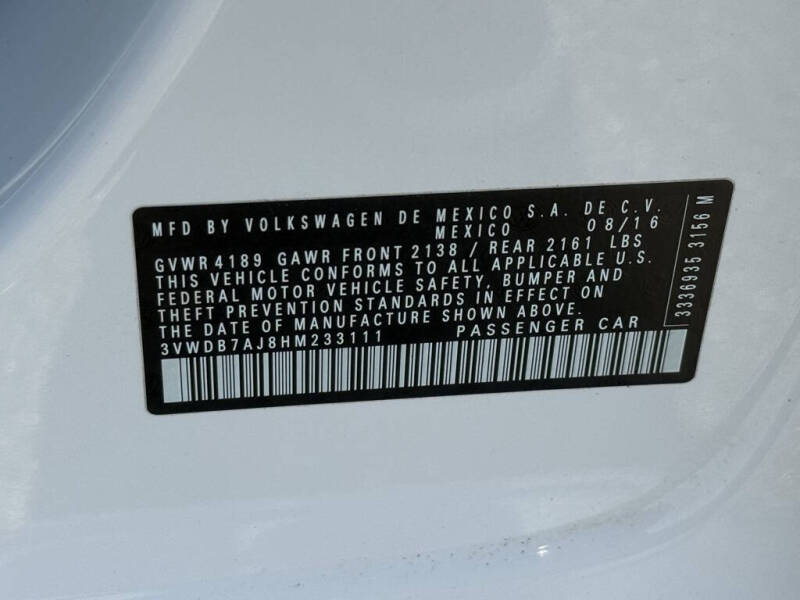 2017 Volkswagen Jetta 1.4T SE