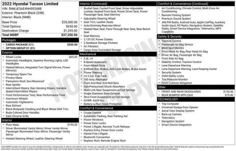 2022 Hyundai Tucson Limited