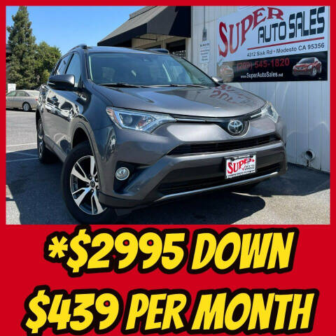 2018 Toyota RAV4 for sale at Super Auto Sales Modesto in Modesto, CA