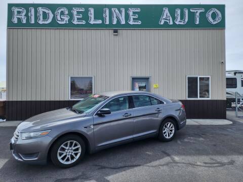 2013 Ford Taurus for sale at RIDGELINE AUTO in Chubbuck ID