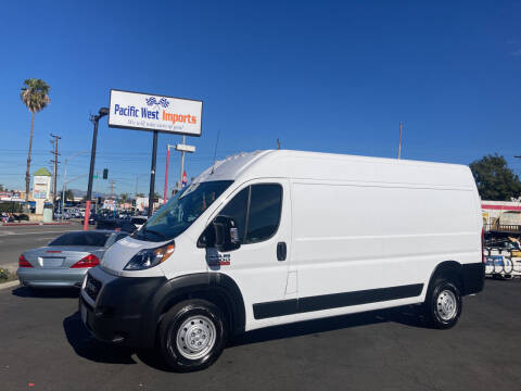 2021 RAM ProMaster for sale at Pacific West Imports in Los Angeles CA