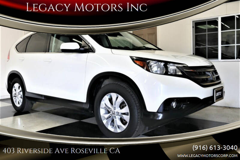 2014 Honda CR-V for sale at Legacy Motors Inc in Roseville CA