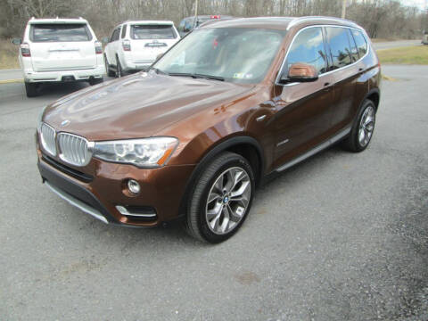 2017 BMW X3 for sale at WORKMAN AUTO INC in Pleasant Gap PA