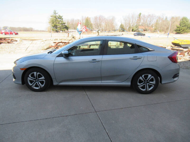 2017 Honda Civic for sale at OLSON AUTO EXCHANGE LLC in Stoughton WI