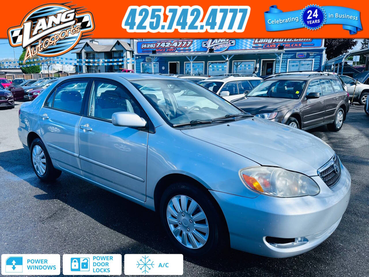 2006 Toyota Corolla for sale at Lang Autosports in Lynnwood, WA