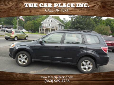 2013 Subaru Forester for sale at THE CAR PLACE INC. in Somersville CT