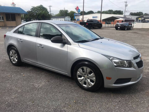 2012 Chevrolet Cruze for sale at Cherry Motors in Greenville SC