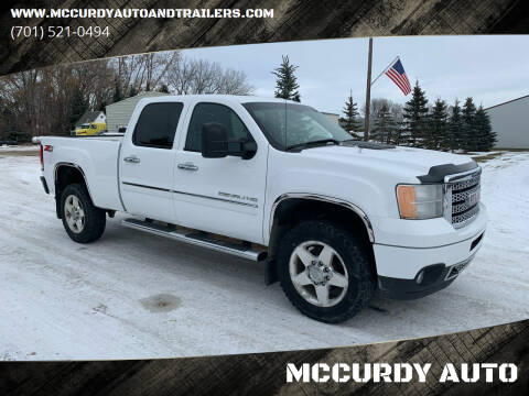 2012 GMC Sierra 2500HD for sale at MCCURDY AUTO in Cavalier ND