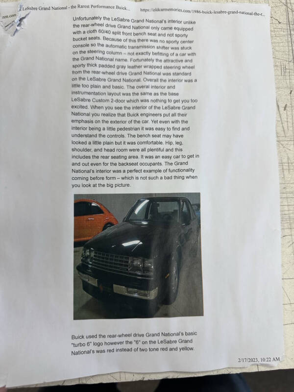 1986 Buick LeSabre Custom