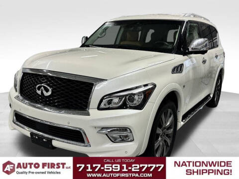 2017 Infiniti QX80 for sale at Auto First in Mechanicsburg PA