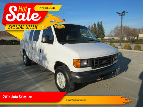 2007 Ford E-Series for sale at 2Win Auto Sales Inc in Escalon CA