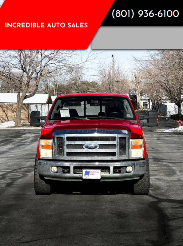 2008 Ford F-250 Super Duty for sale at INCREDIBLE AUTO SALES in Bountiful UT