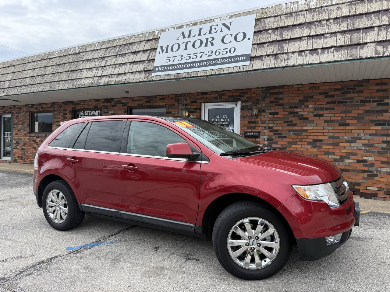 Red 2008 Ford Edge Limited AWD Limited 4dr Crossover 1