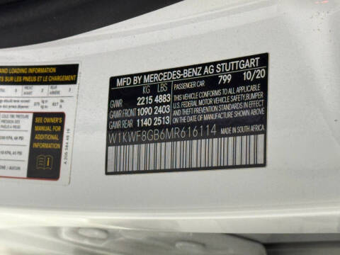 2021 Mercedes-Benz C-Class AMG C 63