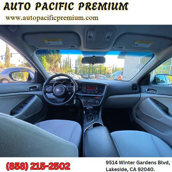 2015 Kia Optima for sale at Auto Pacific Premium in Lakeside, CA