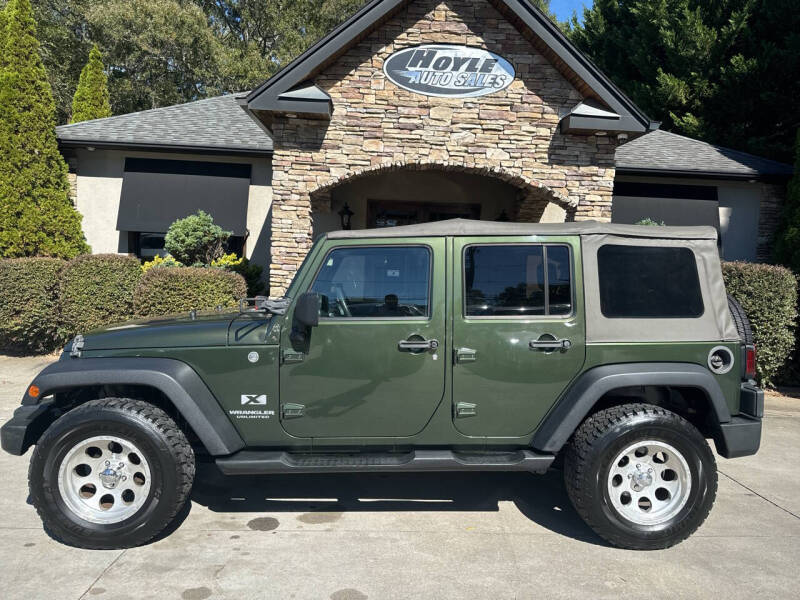 2007 Jeep Wrangler Unlimited for sale at Hoyle Auto Sales in Taylorsville NC
