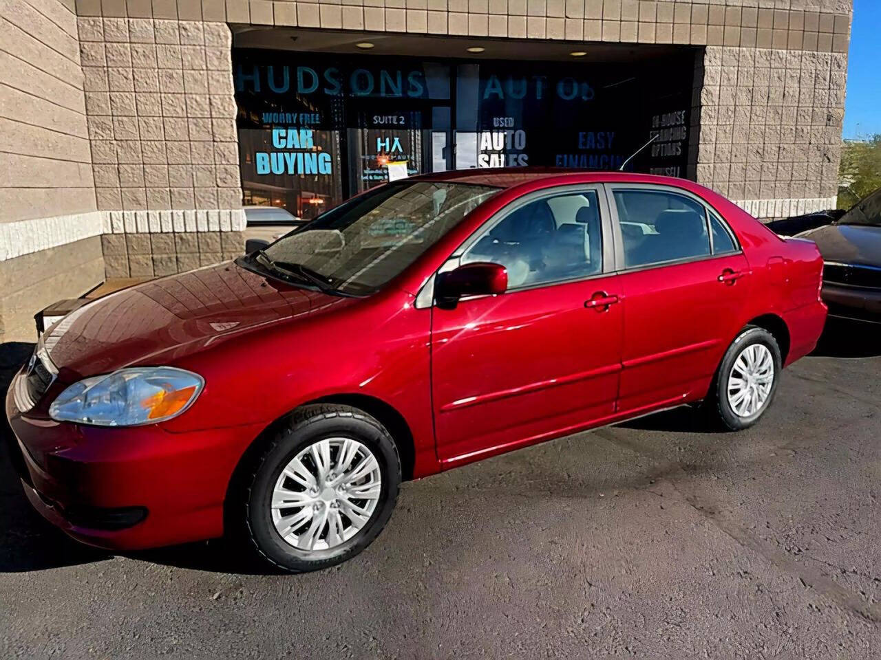 2007 Toyota Corolla for sale at HUDSONS AUTOS in Gilbert, AZ