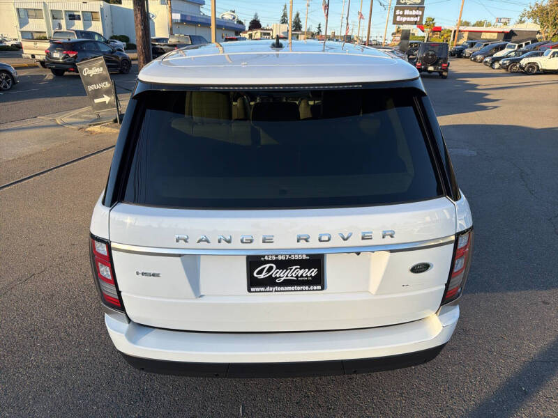 2016 Land Rover Range Rover HSE