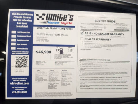 2026 Tesla Model Y Long Range