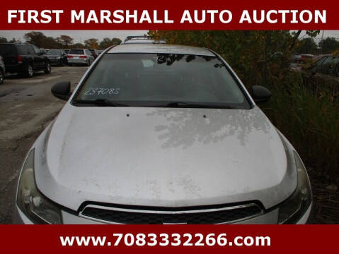 2012 Chevrolet Cruze for sale at First Marshall Auto Auction in Harvey IL