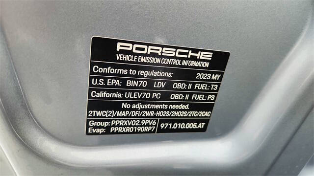 2023 Porsche Panamera Platinum Edition