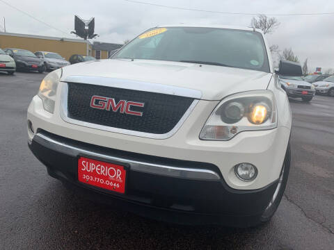 2007 GMC Acadia for sale at Superior Auto Sales, LLC in Wheat Ridge CO