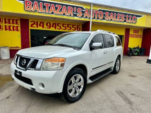 2012 Nissan Armada for sale at Baltazar's Auto Sales LLC in Grand Prairie TX